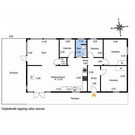 Stylish Beachside With Large Terrace Semesterbostad *
